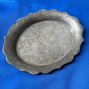 🖤Vintage Sheffield Made in England Silver Plate Platter 6” x 5” x 0.5”